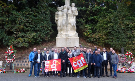 Les jeunes cégétistes ont répondu « présent » pour les 75 ans des martyrs de Châteaubriant