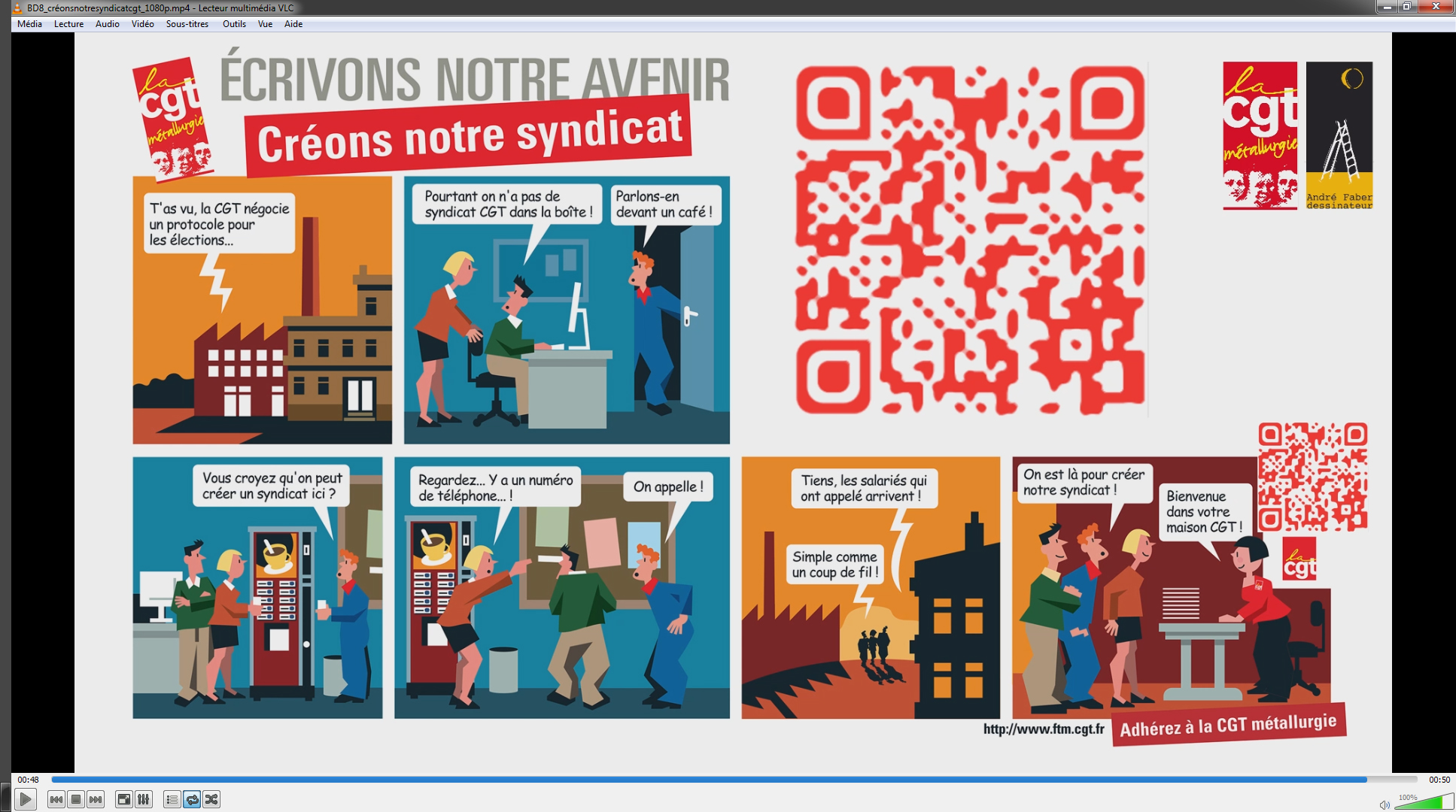 Creons Notre Syndicat Affiche Carte Postale Disponibles