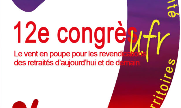 Affiche du congrès 2019