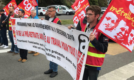 Mobilisation des salariés brestois pour défendre L’Acaata (Allocation anticipée d’activité des travailleurs de l’amiante)