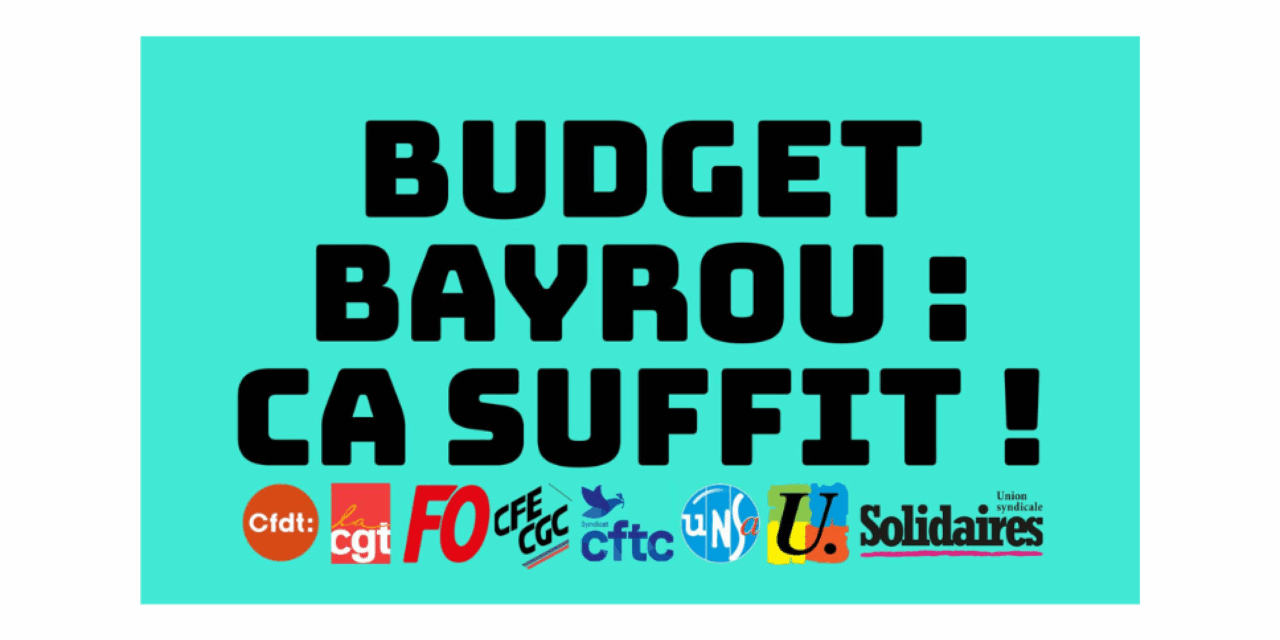 Budget : les sacrifices pour le monde du travail ça suffit !