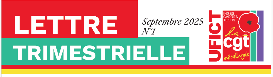 Newsletter UFICT – septembre 2025