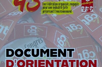 Document d’orientation voté au 43èm congrès