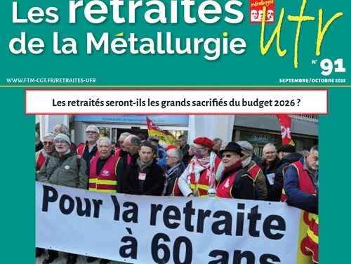Les retraités de la métallurgie- Septembre-octobre 2025