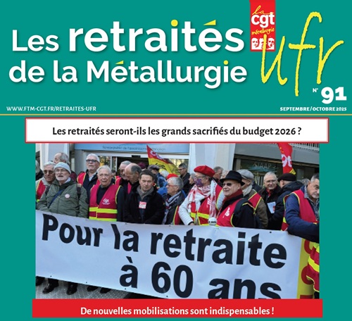 Les retraités de la métallurgie- Septembre-octobre 2025