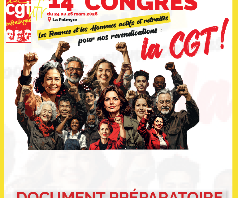 14 ème congrès de l&rsquo;UFR- document préparatoire