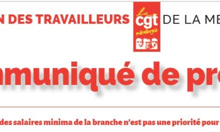 L’augmentation des salaires minima de la branche n’est pas une priorité pour tout le monde !