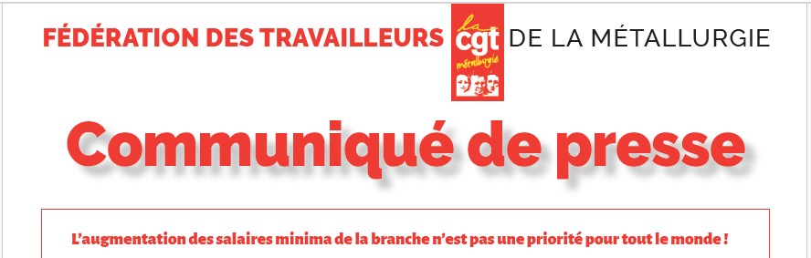 L’augmentation des salaires minima de la branche n’est pas une priorité pour tout le monde !