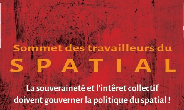 SOMMET DES TRAVAILLEURS DU SPATIAL LES 8 ET 9 SEPTEMBRE 2026