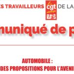 AUTOMOBILE : LA CGT PORTE DES PROPOSITIONS POUR L’AVENIR DE LA FILIÈRE